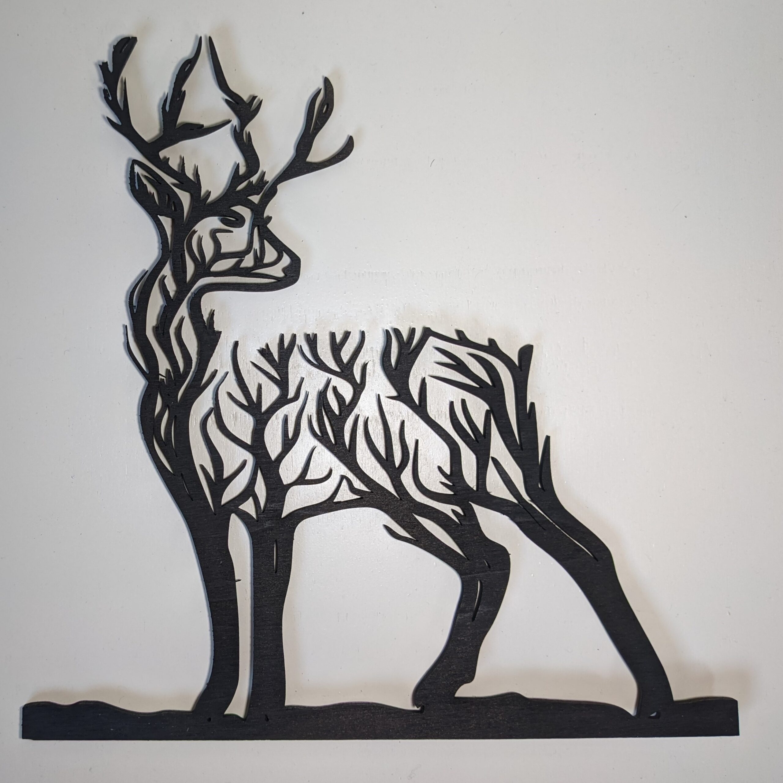 Silhouette Cerf Branche
