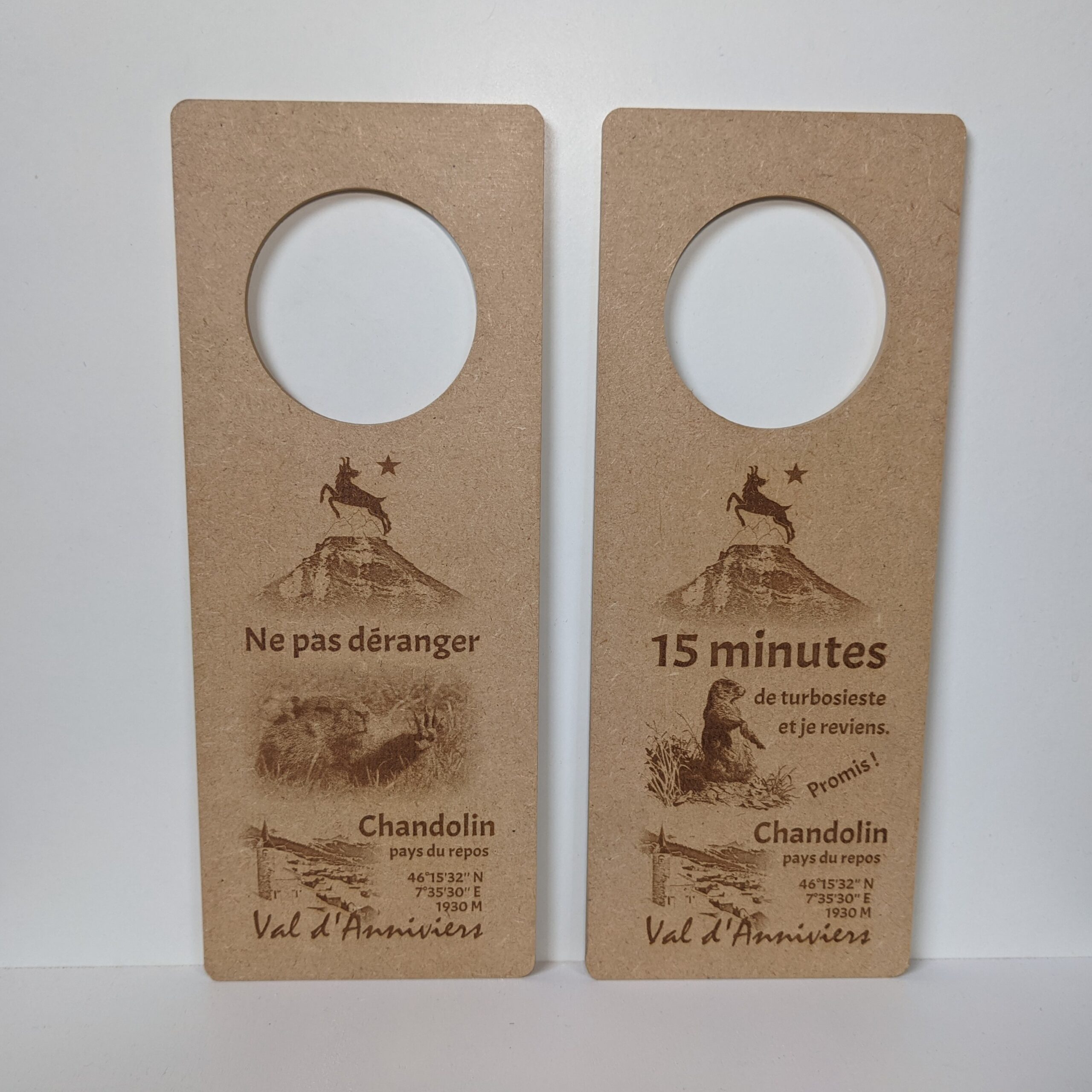 Pancarte de porte Chandolin